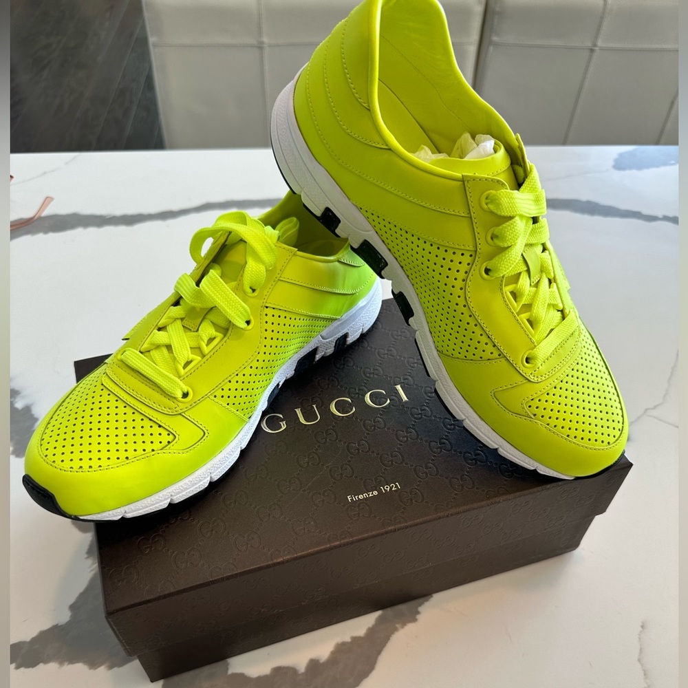 Brand New Gucci Neon sneakers
